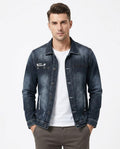 53 Degrees Outlet - Zakar | Washed Buttoned Denim Vest Men
