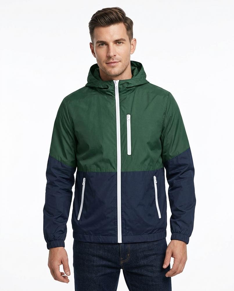 53 Degrees Outlet - Selen | Two-Tone Hooded Jacket Men