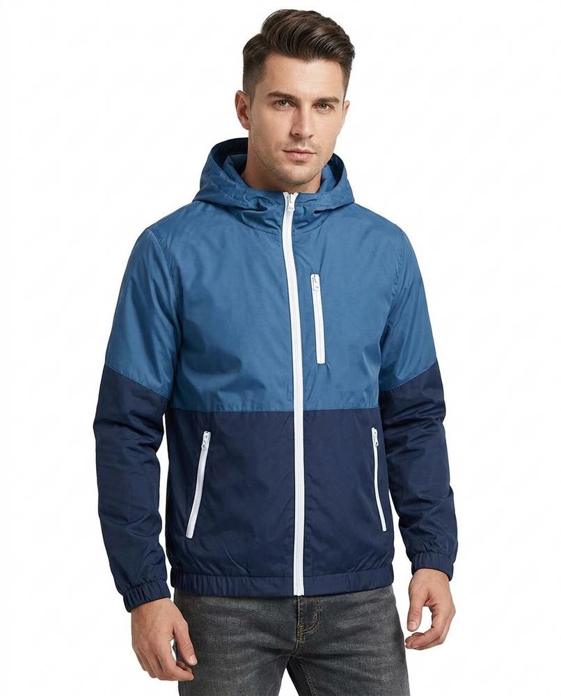 53 Degrees Outlet - Selen | Two-Tone Hooded Jacket Men