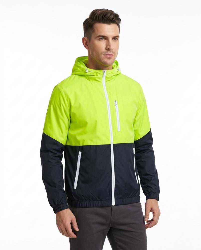 53 Degrees Outlet - Selen | Two-Tone Hooded Jacket Men