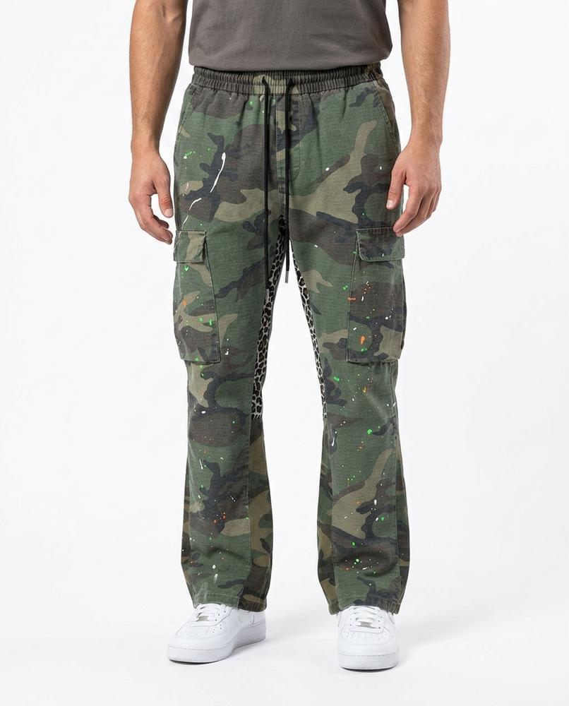53 Degrees Outlet - Almon | Flared Patterned Pants Unisex