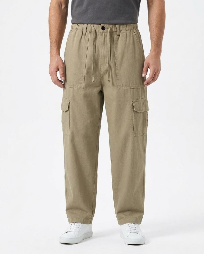 53 Degrees Outlet - Lalev | Wide-Leg Cotton Pants Unisex