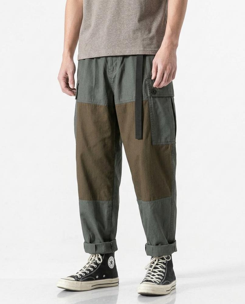 53 Degrees Outlet - Vamel | Two-Tone Relaxed Fit Pants Unisex