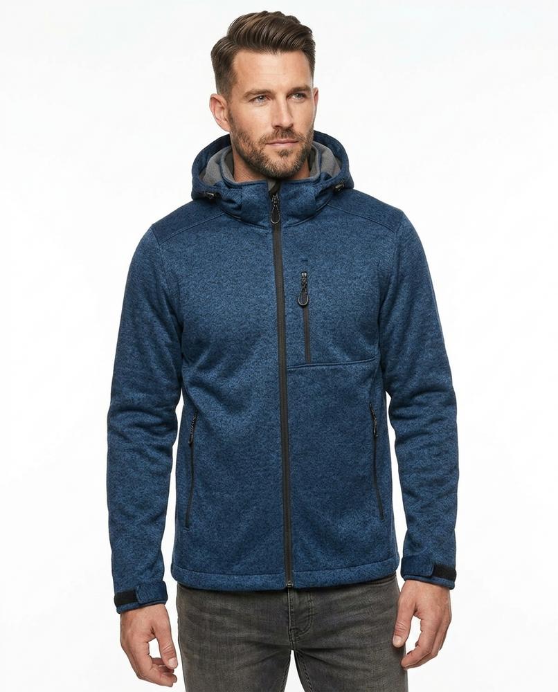 53 Degrees Outlet - Yotal | Zippered Softshell Jacket Men